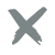 Symbole représentant un « X ».