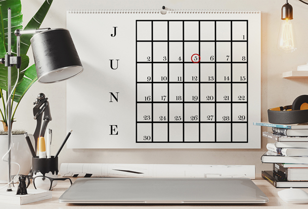 A calendar of important dates for investors.