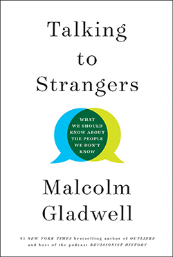 Cover of Gladwell's book "Talking to Strangers".